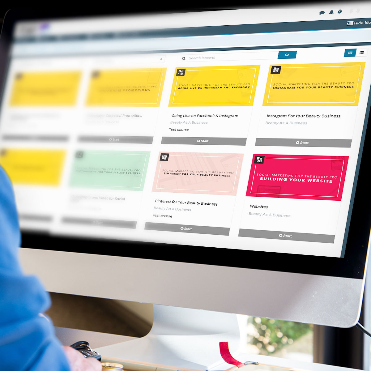 Beauty as a Business Online with LAB