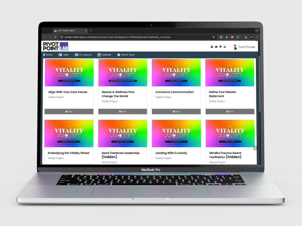 The Vitality Project Pivot Point LAB