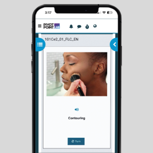 Flashcards in LAB on Mobile Device