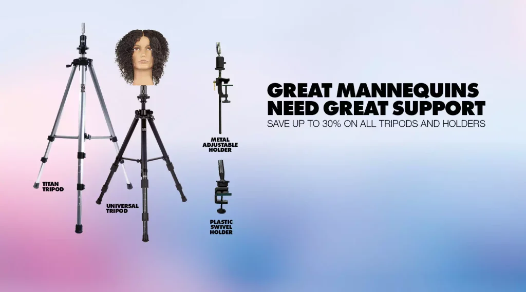 30% Off Mannequin Stands - Tripods and Holders